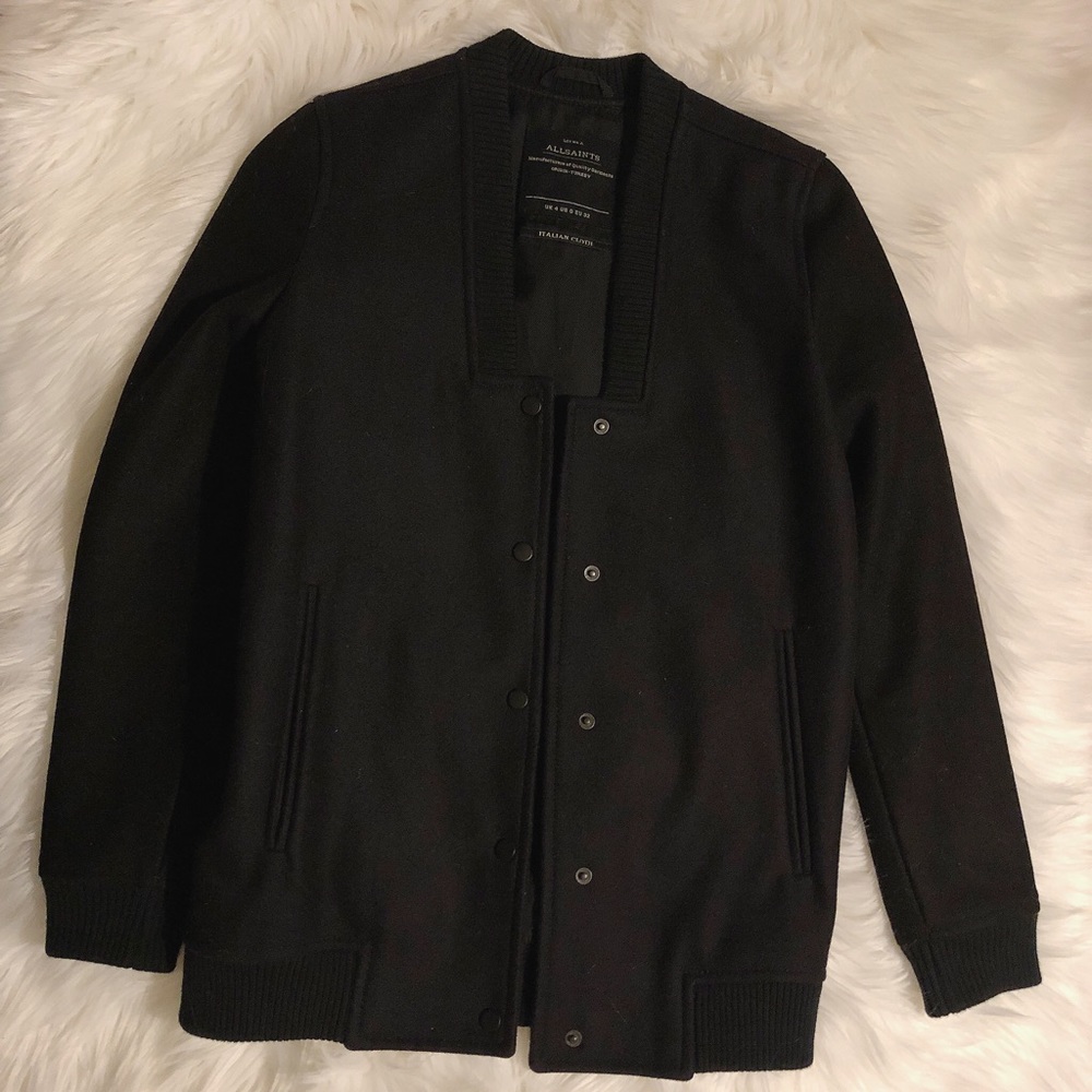 ✨SOLD!✨ Allsaints Lucas Wool Bomber